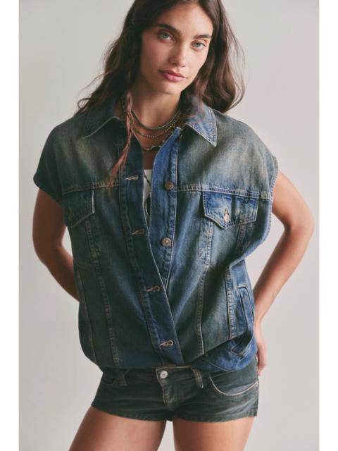 FREE PEOPLE We The Free Goldie Denim Vest