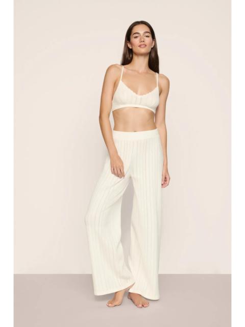 eberjey Pointelle Sweater Bralette