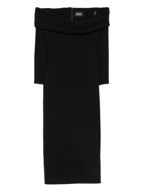 SOLACE LONDON Solace London The Yuni Off-shoulder Midi Dress