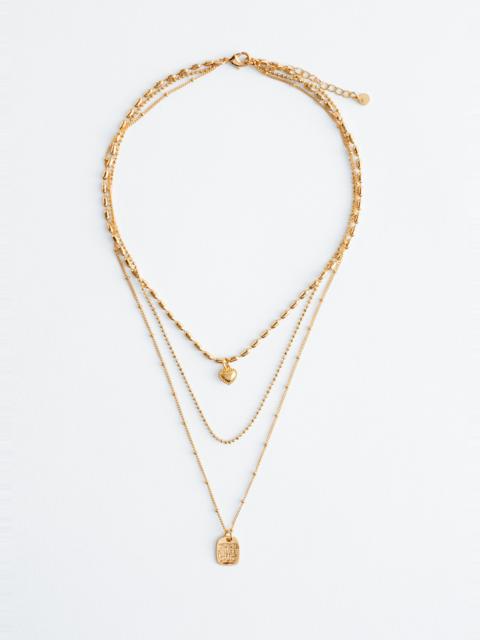 & Other Stories Layered Pendant Necklace