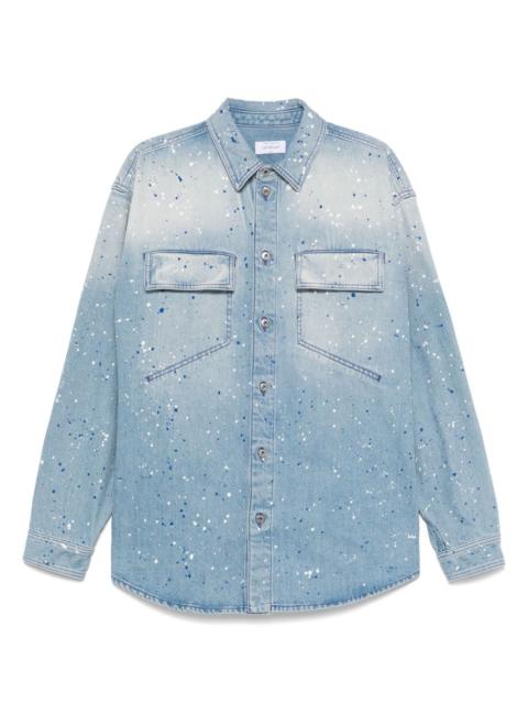 Off-White paint-splatter shirt