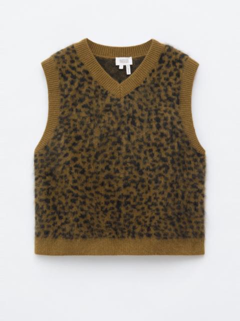 & Other Stories Brushed Wool Jacquard Vest