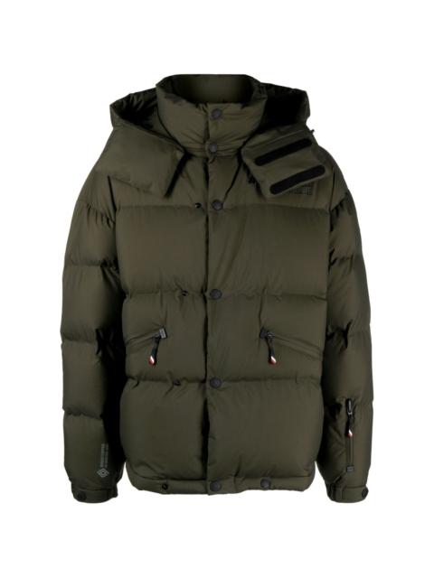 Moncler Grenoble logo-appliquÃ© padded hooded jacket