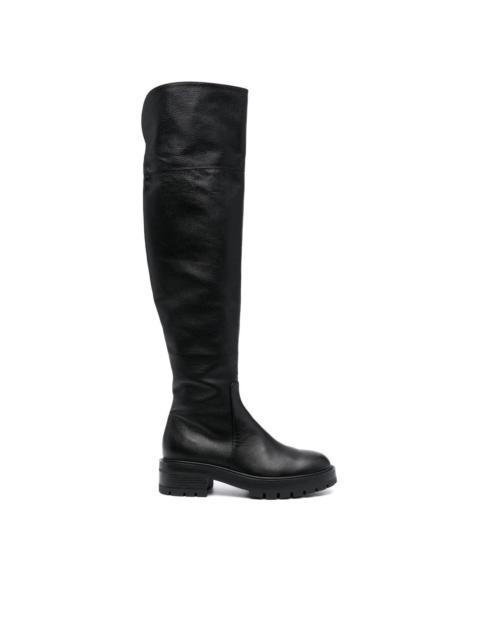 Whitney knee-high leather boots