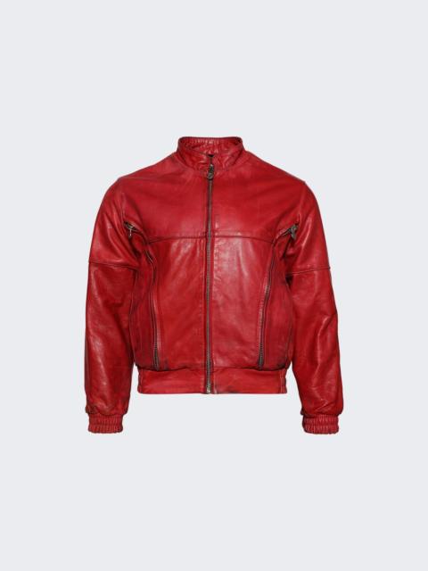 SATOSHI NAKAMOTO Cage Of Death Jacket Red