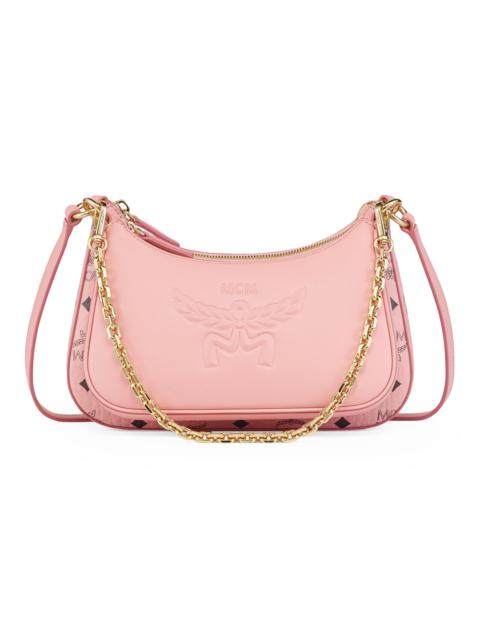 MCM Women's Small Aren Visetos Crossbody Bag - Soft Pink
