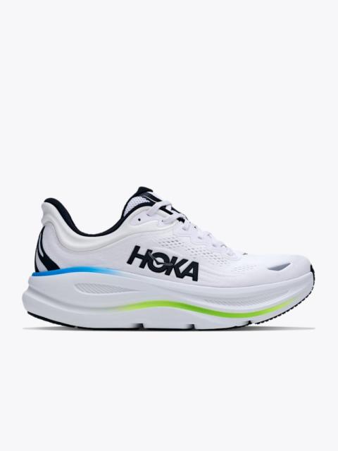 HOKA Men's Bondi 9 Shoes in Frost/Black