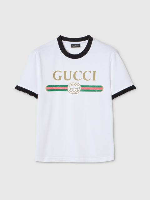 GUCCI Cotton jersey T-shirt with print