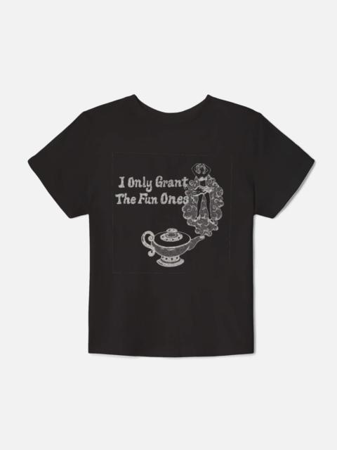 RE/DONE Classic Tee Fun Ones - Washed Black