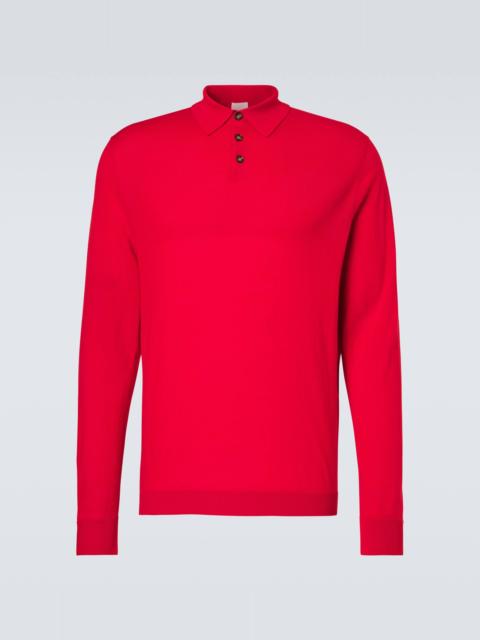 Allude Virgin wool polo shirt