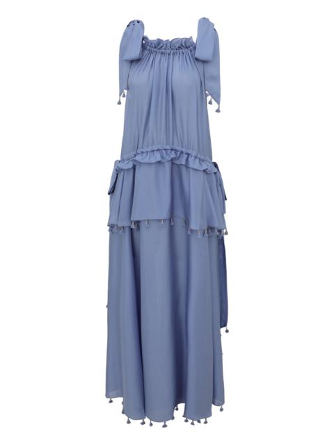 Zimmermann SUNDANCE TASSEL MIDI DRESS