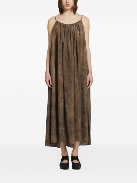 UMA WANG Ashel gathered maxi dress