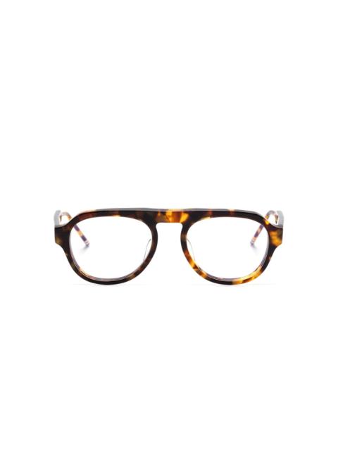 Thom Browne navigator-frame glasses