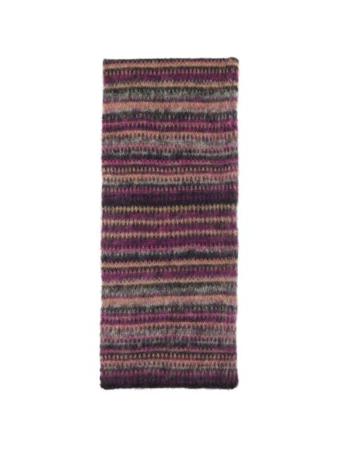 Isabel Marant Purple Mouna Mohair Scarf