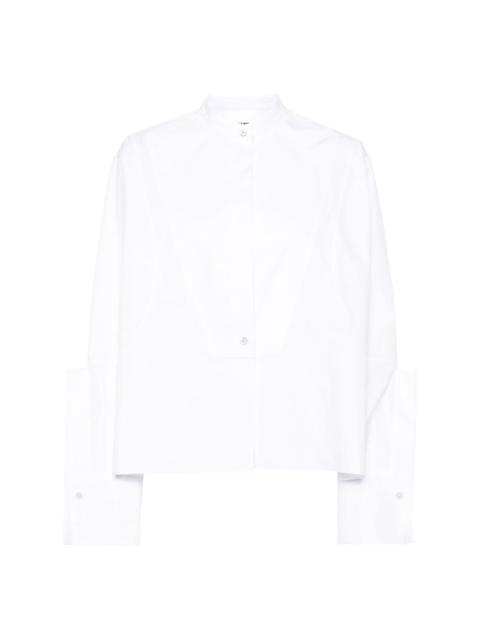 Jil Sander cropped cotton poplin shirt