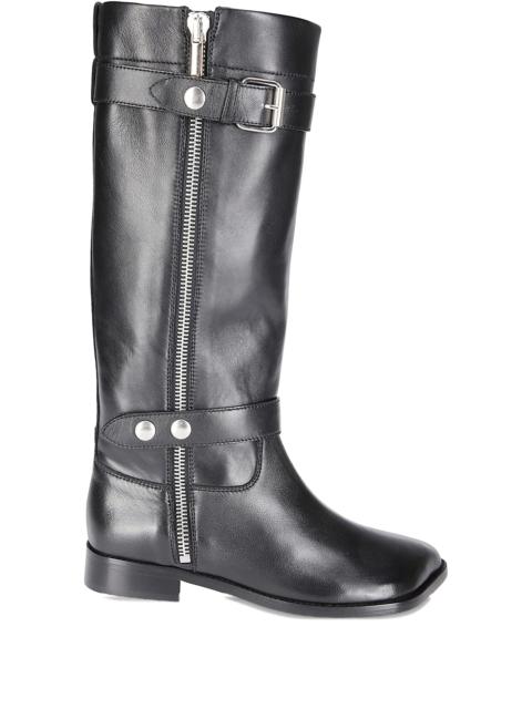 NICCOLÒ PASQUALETTI Niccolò Pasqualetti Obliqua Zip Buckle Boots