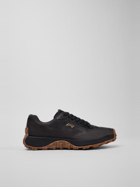 CAMPER Drift Trail Black Recycled PET Sneakers for Men.