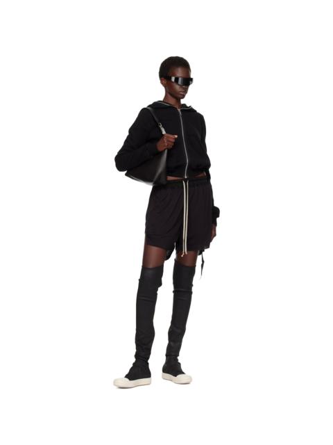 Rick Owens DRKSHDW Black Tower High Sock Sneaks Tall Boots