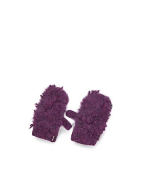 SUNNEI Yeti brushed mittens
