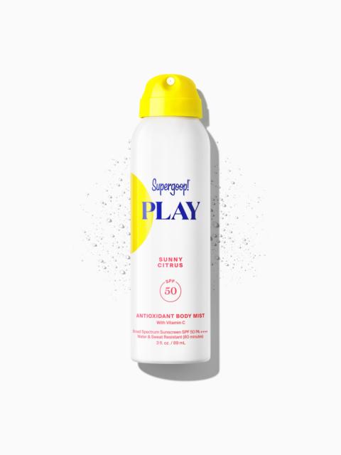 Supergoop PLAY Antioxidant Body Mist SPF 50 with Vitamin C