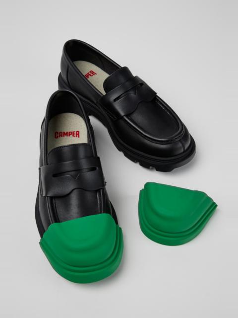 CAMPER Junction Toe Caps Green rubber toe caps