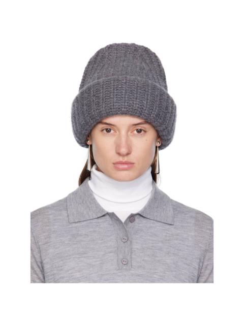 LISA YANG Gray 'The Beatris' Beanie