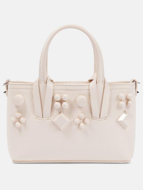 Christian Louboutin Cabata E/W Nano leather tote bag