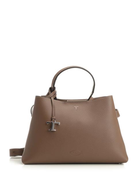 Tod's Apa Top Handle Piccola Handbags Brown