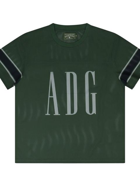 DENIM TEARS ADG INC. Varsity Tee "Green" DT674