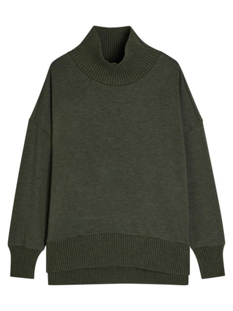 VARLEY Varley Barker High-neck Stretch-jersey Sweatshirt