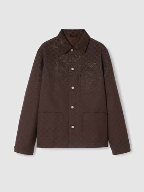 GUCCI GG canvas padded jacket