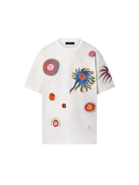 Louis Vuitton LV x YK Embroidered Faces T-Shirt