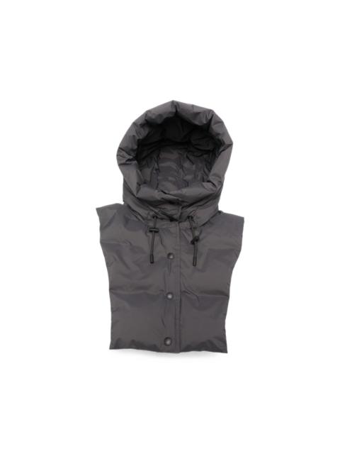 Yves Salomon padded drawstring hood