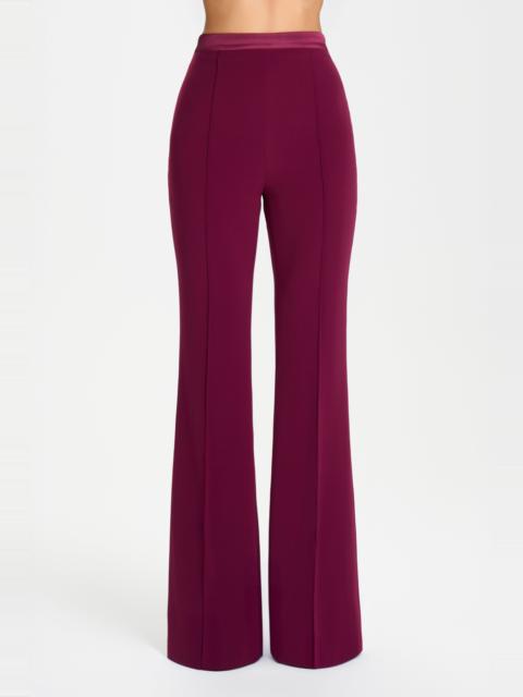 NADINE MERABI Charlotte Burgundy Pants