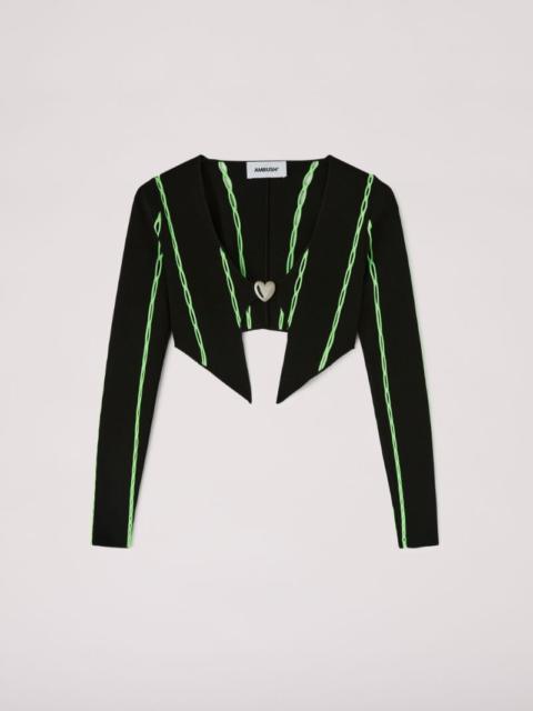 Ambush Crop Knit Cardigan