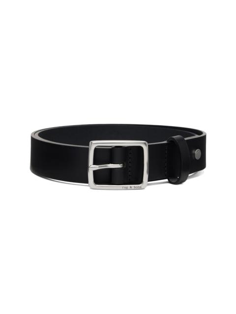 rag & bone Black Boyfriend Leather Belt