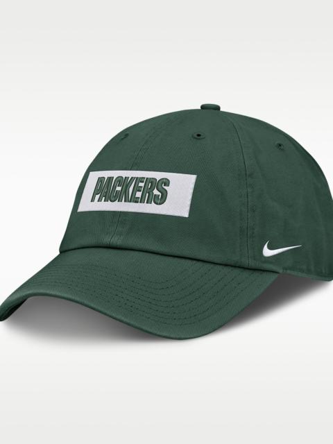 Nike Green Bay Packers Primetime Club Wordmark Men's Nike NFL Adjustable Hat
