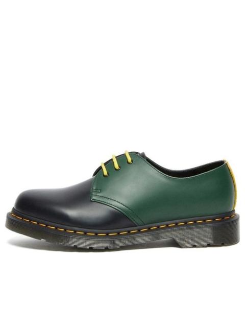 Dr. Martens Dr. Martens 1461 Contrast Smooth Leather Shoes 'Black Green' 27289001