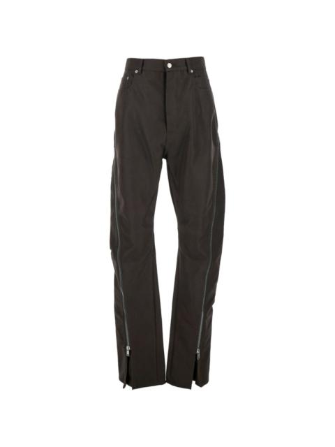 Rick Owens Temple Bolan Banana zip-detail trousers