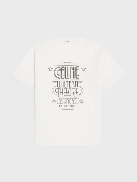 CELINE celine wiltern T-shirt in cotton jersey