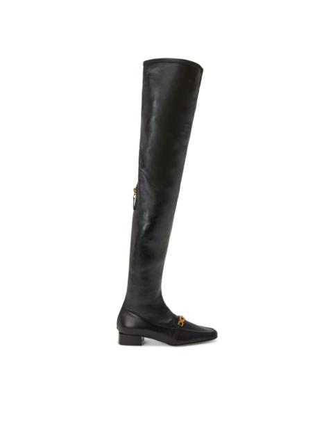 over-the-knee 25mm leather boots