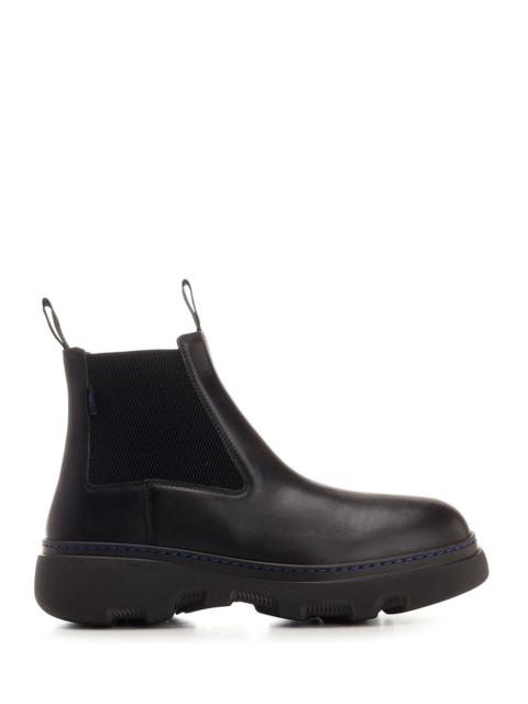 Burberry Chelsea Creeper Boots Black