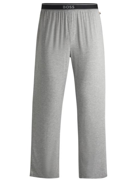 BOSS STRETCH-MODAL PAJAMA BOTTOMS WITH LOGO WAISTBAND
