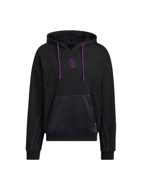 adidas adidas Dame 8 Inn Hdy Basketball Sports Hooded Pullover Long Sleeves Black HE5464