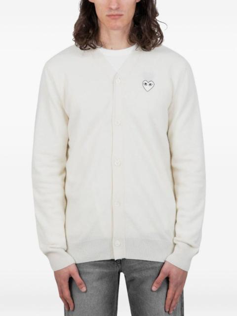 Comme des Garçons Homme heart-patch cardigan