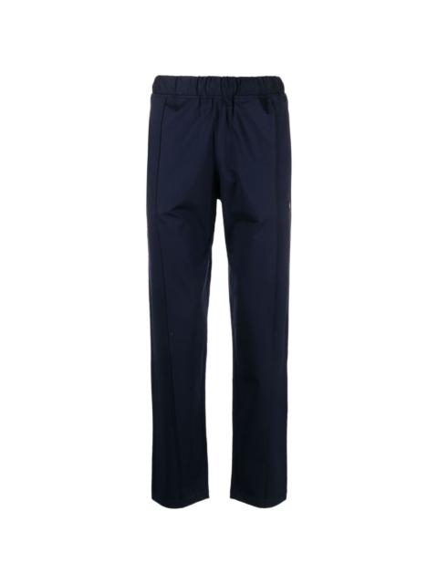 stretch-cotton track trousers