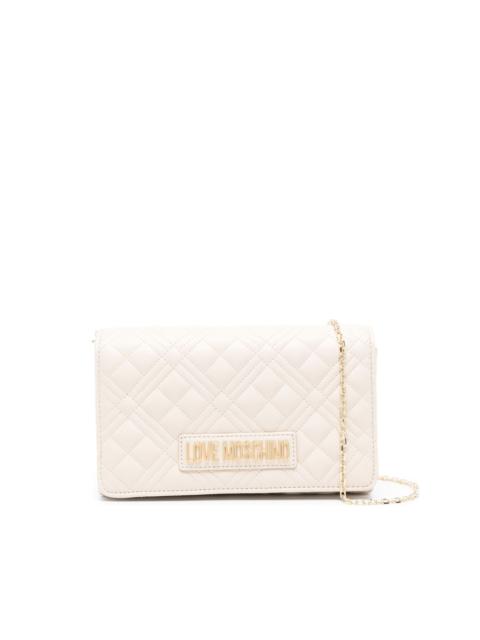 Moschino quilted chain-strap shoulder bag