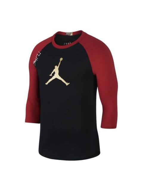 Jordan Air Jordan CNY three-quarter sleeve Black Red CD9053-010