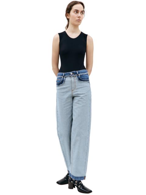 Marni BLUE INSIDE-OUT JEANS