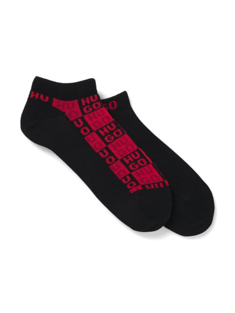 HUGO TWO-PACK OF LOGO SOCKS IN AN ANKLE LENGTH